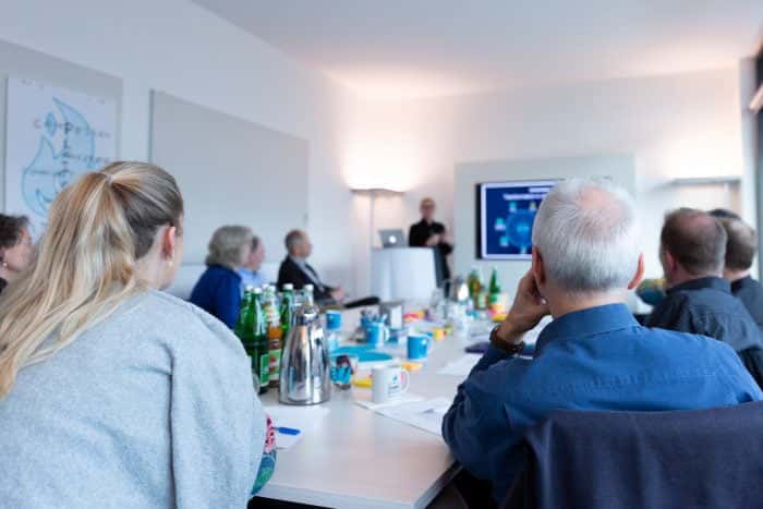 Vortrag von Me & Company Mitarbeiter im Rahmen eines Neuarbeit Projekts der Essener Wirtschaftsförderung
