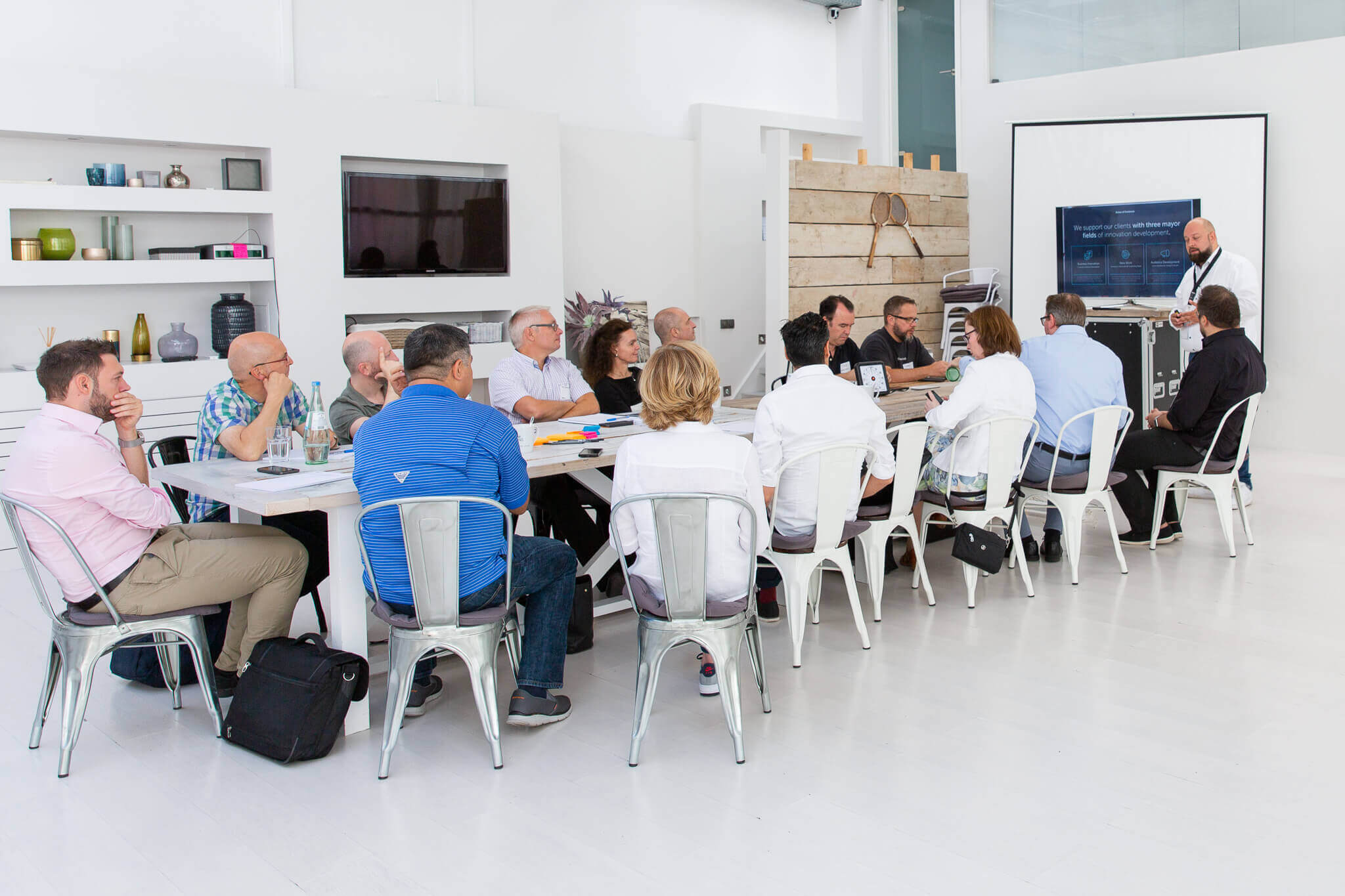 Me & Company zu Gast bei der Targo Bank; nils hält einen Vortrag zum Thema Agilität und Kultur